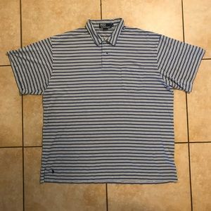 Polo Ralph Lauren Striped Blue/White Polo Shirt XL